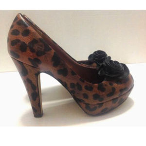 MADDEN GIRL PLATFORM G - COUTUR HEEL SHOES LEOPARD
